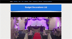 Desktop Screenshot of budgetdecorations.net